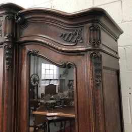French 19th Century Louis XV Style Three Door Bookcase