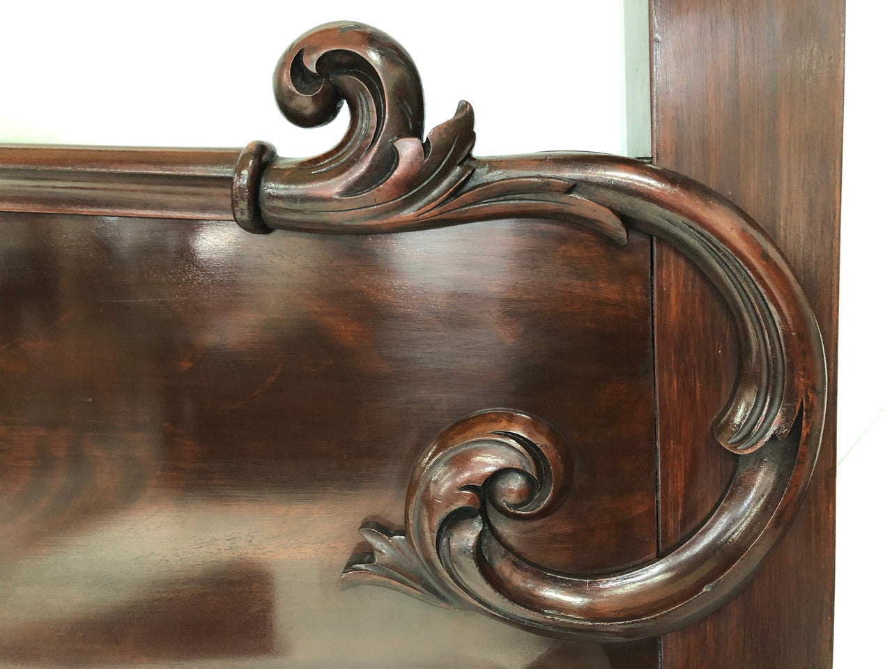 Antique Carved Mahogany Half Tester Poster Bed | Antique & Vintage | Moonee Ponds Antiques | Australia Wide Delivery