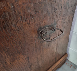 Rustic Early 19th Century French Oak Trunk | Antique & Vintage | Moonee Ponds Antiques | Australia Wide Delivery