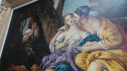 French Oil On Canvas Painting-3 | Antique & Vintage | Moonee Ponds Antiques | Australia Wide Delivery