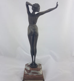 French Art Deco Lorenzl Style Figure | Antique & Vintage | Moonee Ponds Antiques | Australia Wide Delivery