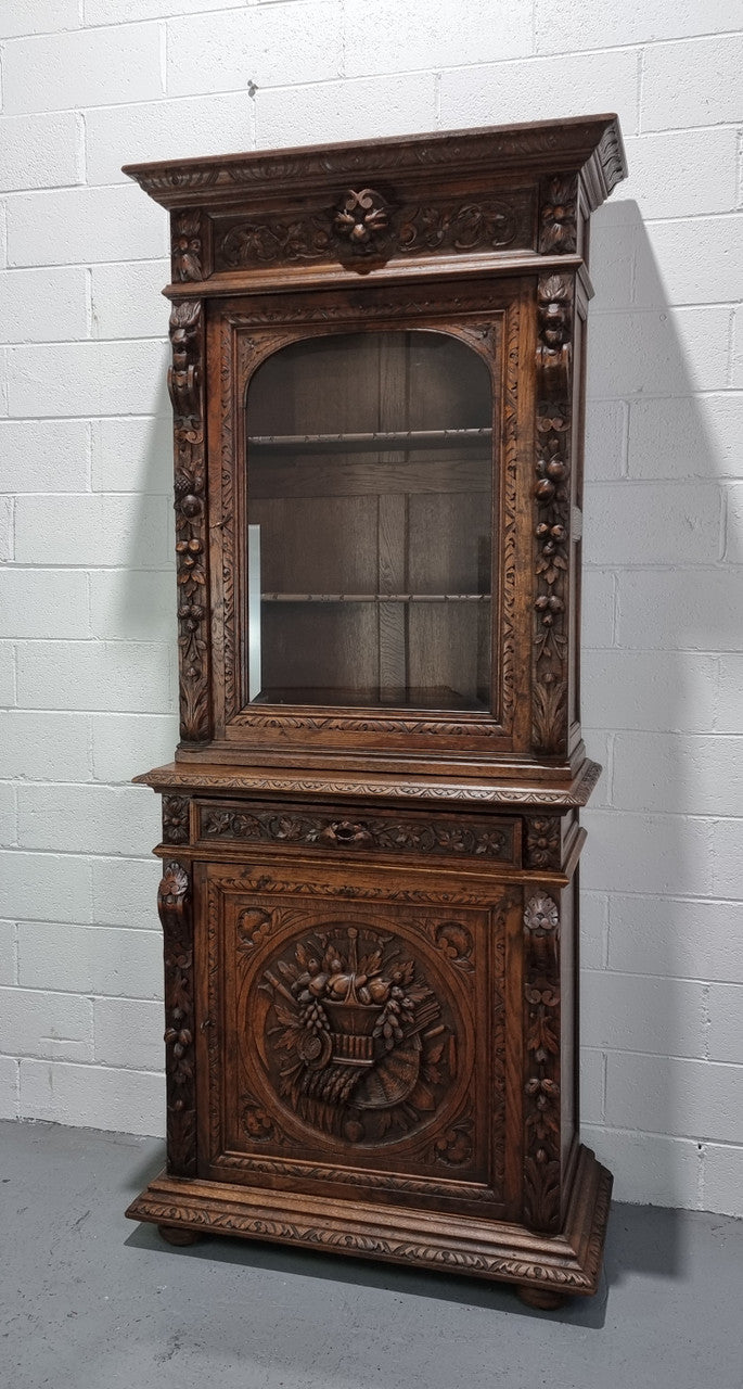 19th Century French Oak Gothic Style Cabinet | Antique & Vintage | Moonee Ponds Antiques | Australia Wide Delivery