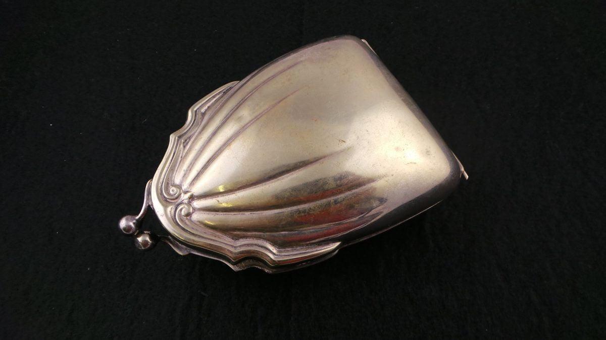 Antique Edwardian Silver Plated Coin Purse | Antique & Vintage | Moonee Ponds Antiques | Australia Wide Delivery