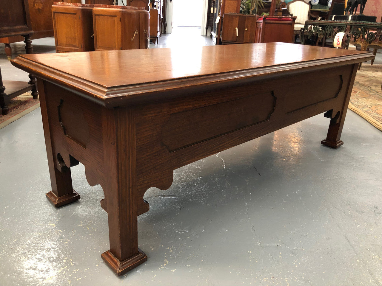 Fabulous Oak Coffee Table | Antique & Vintage | Moonee Ponds Antiques | Australia Wide Delivery