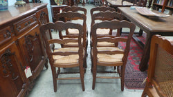 Set of Six French Oak Ladder Back Chairs | Antique & Vintage | Moonee Ponds Antiques | Australia Wide Delivery