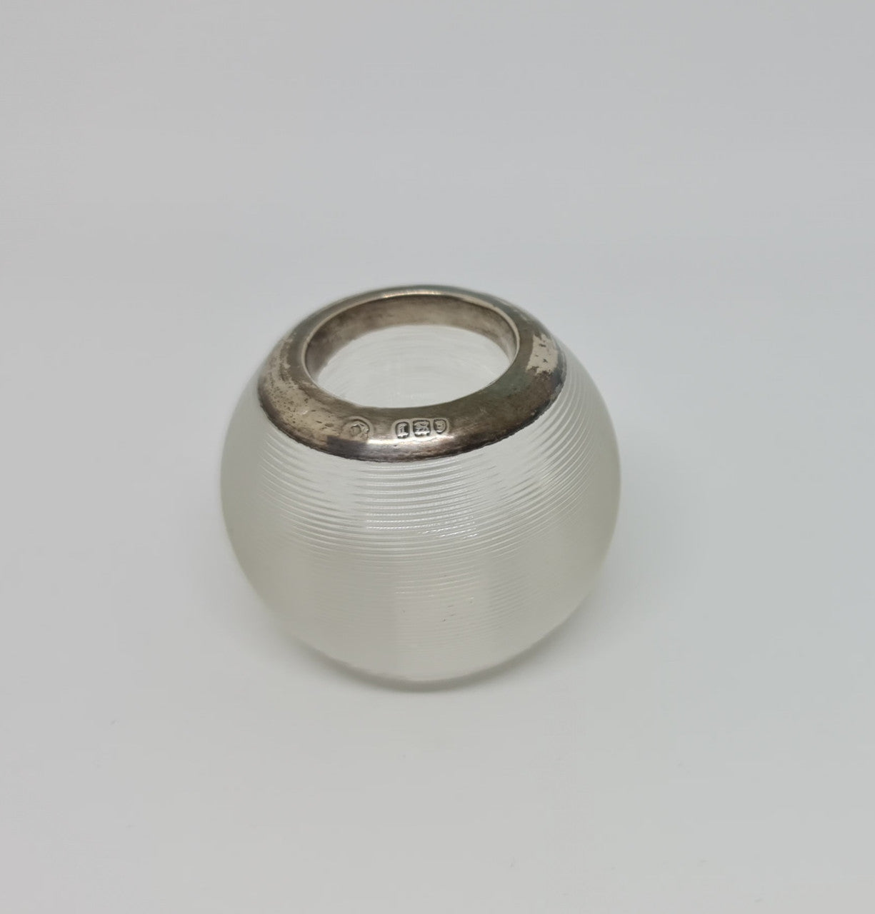 Art Deco Silver & Frosted Glass Toothpick Holder | Antique & Vintage | Moonee Ponds Antiques | Australia Wide Delivery