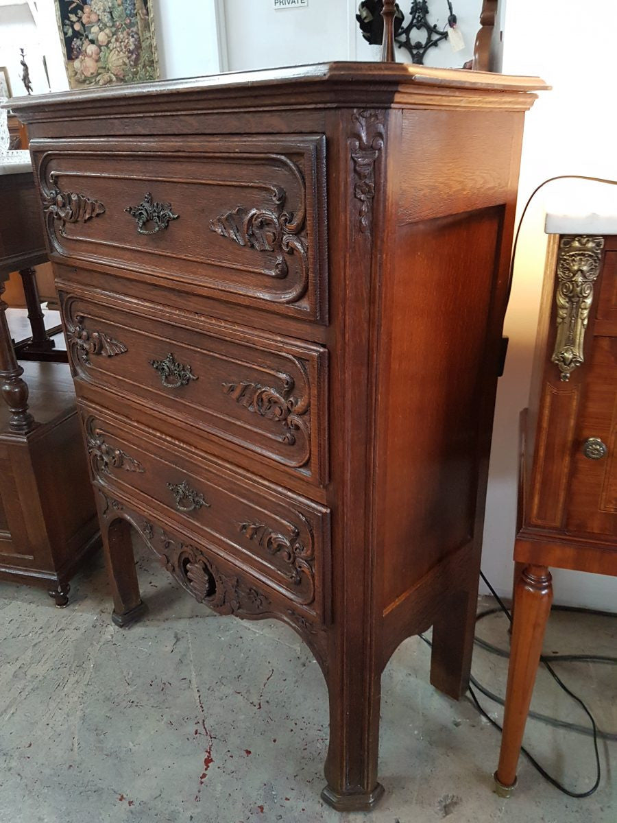 French Three Drawer Chest