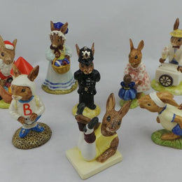 Collection Of Royal Doulton Bunnykins Figurines In Mint Condition