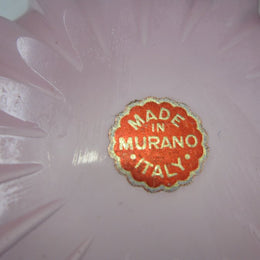 Pink Murano Glass Bowl