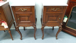Pair of French Oak Bedside Cabinets-5 | Antique & Vintage | Moonee Ponds Antiques | Australia Wide Delivery