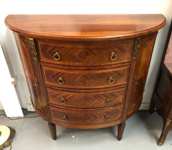 Superb half round French Side Cabinet | Antique & Vintage | Moonee Ponds Antiques | Australia Wide Delivery