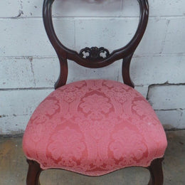 Set Of Six Victorian Mahogany Dining Chairs