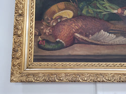 Still Life Oil on Canvas in Decorative Gilt Frame | Antique & Vintage | Moonee Ponds Antiques | Australia Wide Delivery