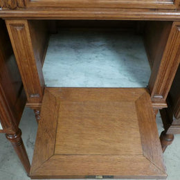 French Oak Single Bedside Cabinet