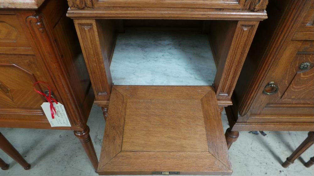 French Oak Single Bedside Cabinet