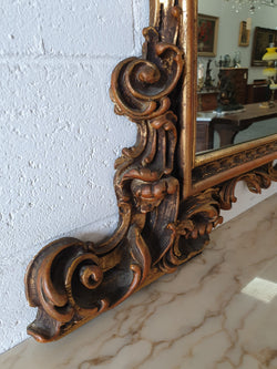 Louis XV Style Gilt Timber & Alabaster Top Console & Mirror | Antique & Vintage | Moonee Ponds Antiques | Australia Wide Delivery