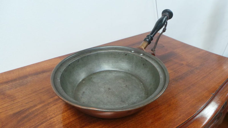 Antique Copper Frying Pan