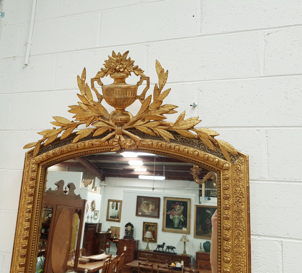 A Beautiful French Gilt Napoleon III Mantle Mirror | Antique & Vintage | Moonee Ponds Antiques | Australia Wide Delivery