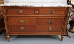 Louis XVI Style Mahogany Marble Top Cupboard | Antique & Vintage | Moonee Ponds Antiques | Australia Wide Delivery