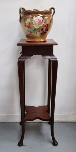 Vintage Square Two Tier Blackwood Pedestal | Antique & Vintage | Moonee Ponds Antiques | Australia Wide Delivery