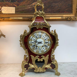 Sensational French Boulle mantle clock