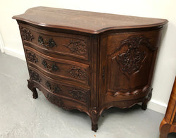 Beautiful French Oak Carved Commode | Antique & Vintage | Moonee Ponds Antiques | Australia Wide Delivery
