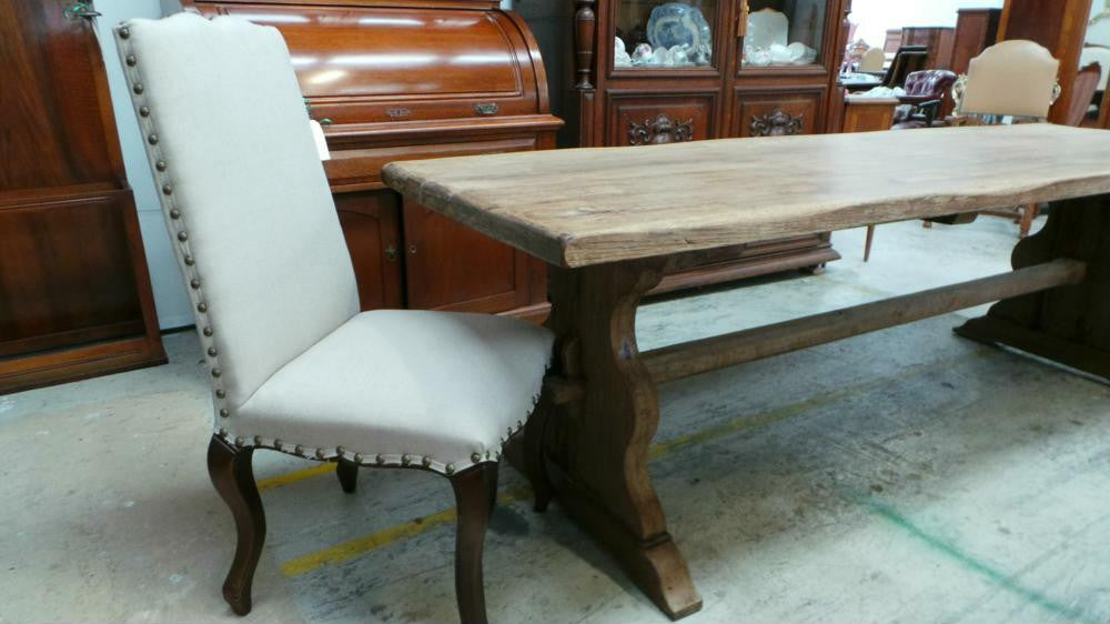 Light French Oak Dining Table