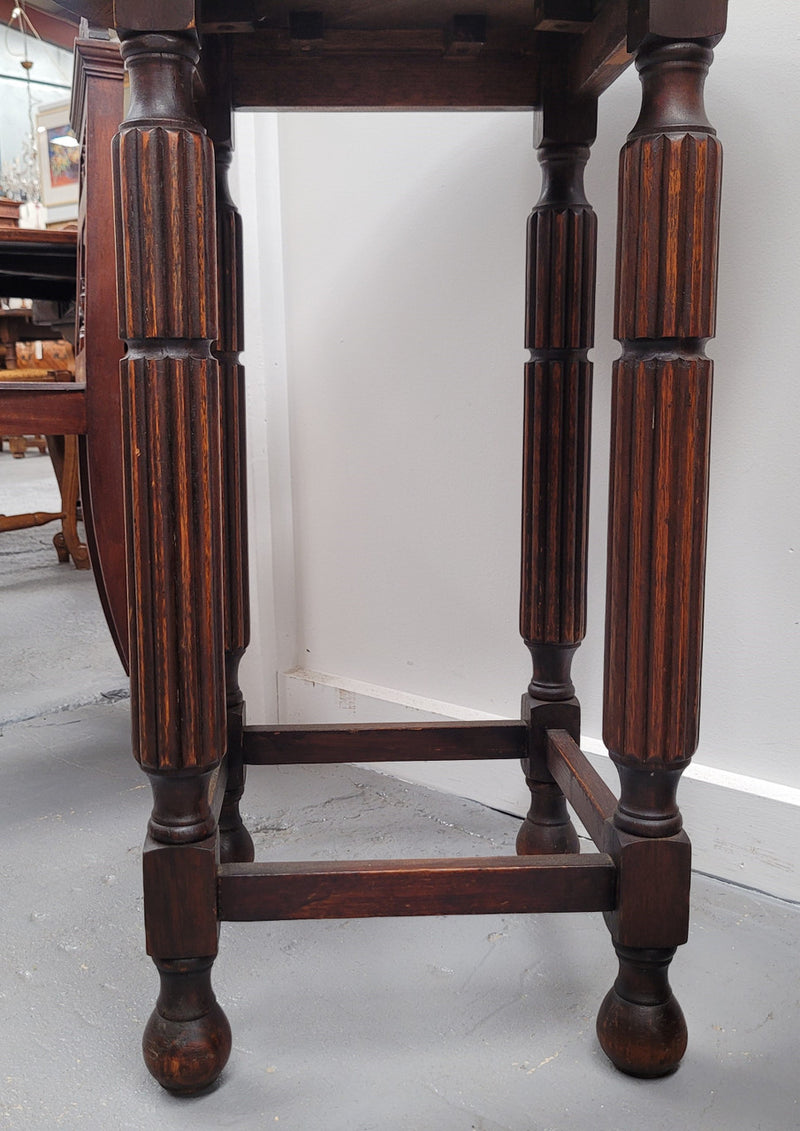 Round Tudor Oak Occasional Table Circ: 1930;s In good detailed condition.