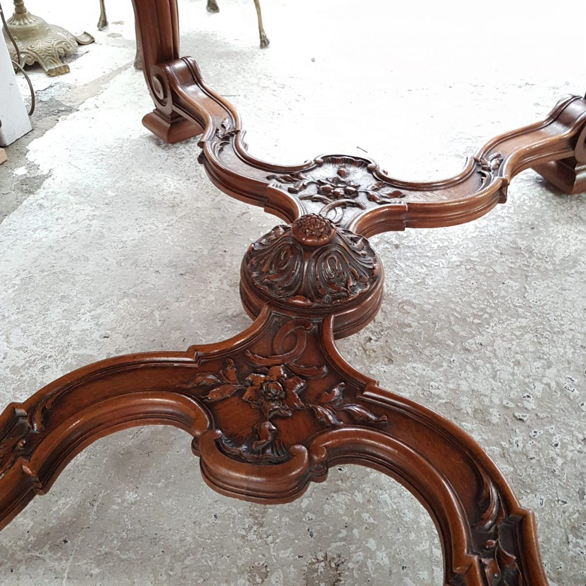 Converted French Walnut and Oak Coffee Table | Antique & Vintage | Moonee Ponds Antiques | Australia Wide Delivery
