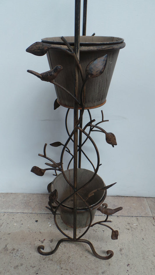 Decorative Vintage Two Tier Planter