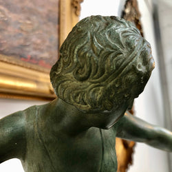 French Art Deco Signed Bronze Of Dianna | Antique & Vintage | Moonee Ponds Antiques | Australia Wide Delivery