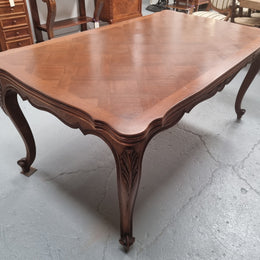 Louis XV Style Parquetry Top Extension Table