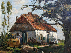 Stunning Impressionist Oil on Canvas Country Scene | Antique & Vintage | Moonee Ponds Antiques | Australia Wide Delivery
