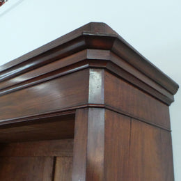 Louis Phillipe Mahogany French Open Bookcase