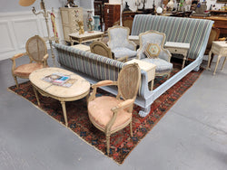 French Chalk Painted Louis XV Style King Size Bed | Antique & Vintage | Moonee Ponds Antiques | Australia Wide Delivery