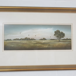 Pair of Framed Paintings by Peter Hicks