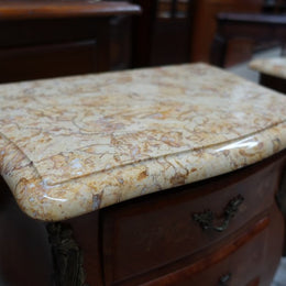 Pair Of French Inlaid Bedside Cabinets-1