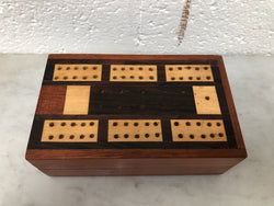 Vintage Inlaid Wooden Cribbage Box | Antique & Vintage | Moonee Ponds Antiques | Australia Wide Delivery