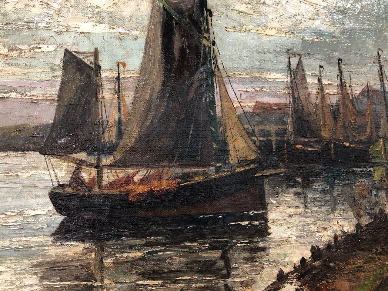 Beautiful French Impressionist Oil Painting