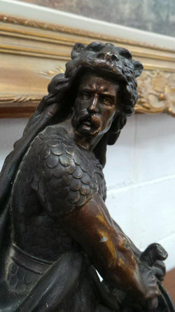 Pair of Victorian Viking Statues | Antique & Vintage | Moonee Ponds Antiques | Australia Wide Delivery