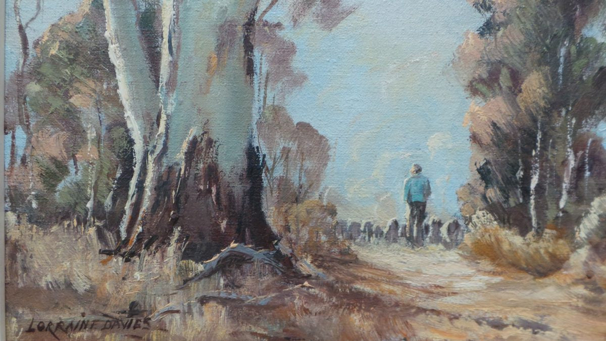 Country Scene Oil Painting | Antique & Vintage | Moonee Ponds Antiques | Australia Wide Delivery