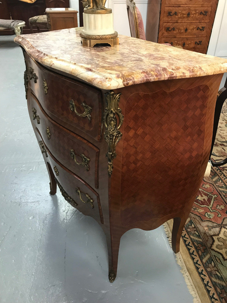 Elegant French Louis XV Style Commode | Antique & Vintage | Moonee Ponds Antiques | Australia Wide Delivery