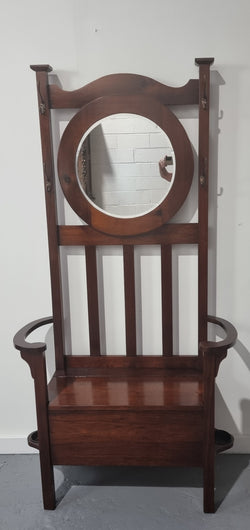 Blackwood Federation Hall Stand of Pleasing Narrow Proportions | Antique & Vintage | Moonee Ponds Antiques | Australia Wide Delivery