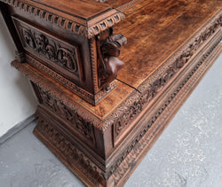 18th Century Carved Italian Renaissance Style Hall Seat | Antique & Vintage | Moonee Ponds Antiques | Australia Wide Delivery