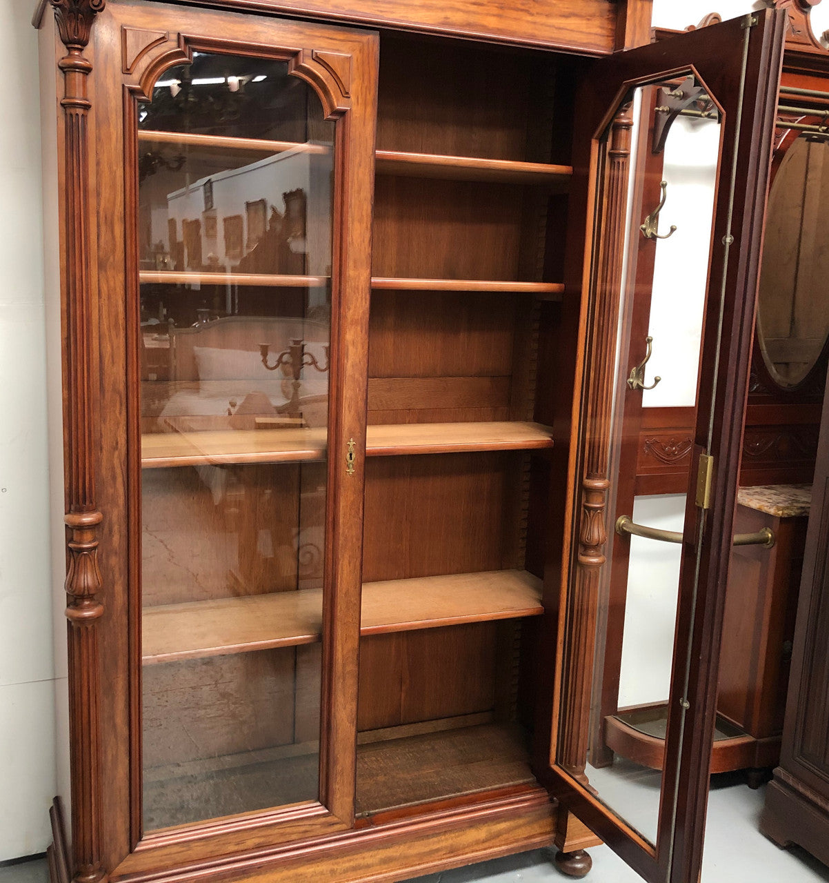 19th Century Henry II Style French Bookcase | Antique & Vintage | Moonee Ponds Antiques | Australia Wide Delivery