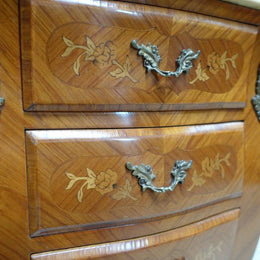 Pair Of French Inlaid Bedside Cabinets-1
