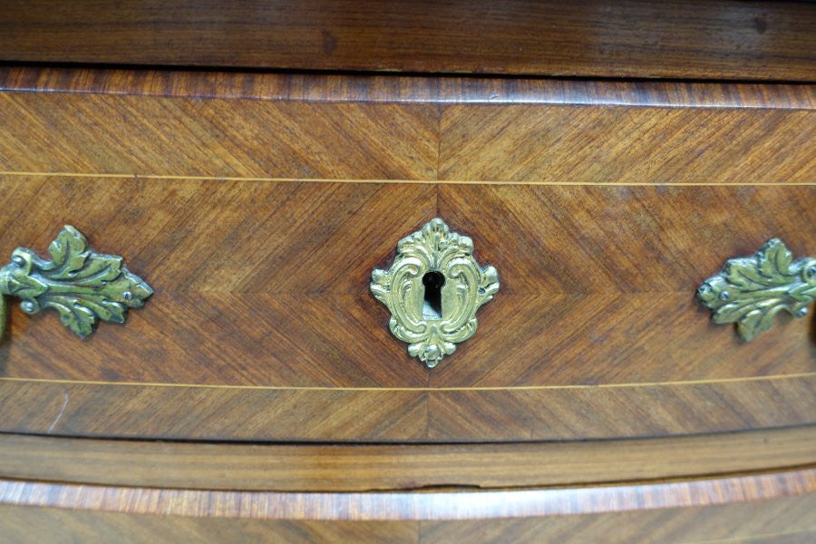 French Louis XIV Style Walnut Inlaid Commode | Antique & Vintage | Moonee Ponds Antiques | Australia Wide Delivery
