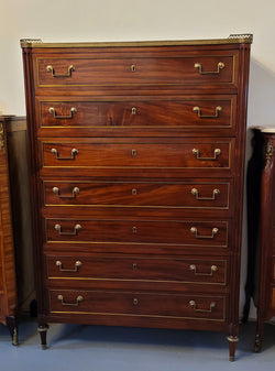 Sensational French Empire Mahogany Semainier | Antique & Vintage | Moonee Ponds Antiques | Australia Wide Delivery