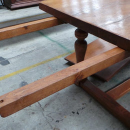 French Oak Dining Extension Table