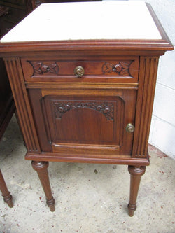 Pair Of French Mahogany Bedsides | Antique & Vintage | Moonee Ponds Antiques | Australia Wide Delivery